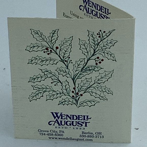 2003 Wendell August Forge Hand Hammered Metal Santa and Sleigh Ornament - Picture 8 of 10